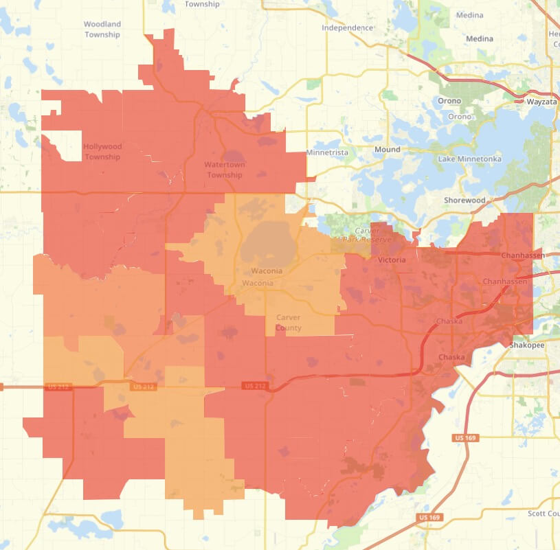 Carver County Map